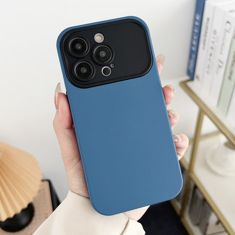 Silicone Soft With Camera Lens Protection for iPhone Case