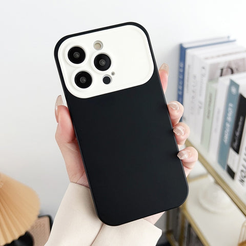 Silicone Soft With Camera Lens Protection for iPhone Case