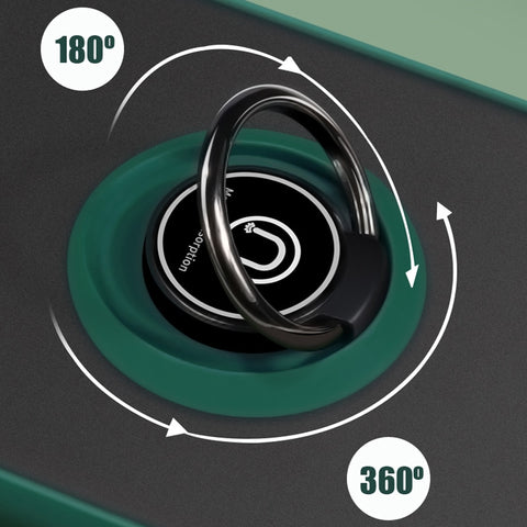 iPhone Case Ring Stand Holder Back Matte Cover - Casefy