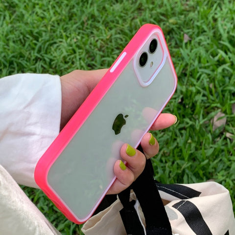 iPhone Case Transparent Neon Colorful - Casefy