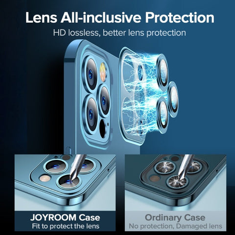 iPhone Case Square Plating Transparent Lens Protective Soft Silicone Cover - Casefy