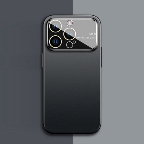 Slim Matte Case for iPhone Temper Glass Camera Protection