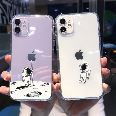 iPhone Case Cartoon Astronaut Star Space - Casefy