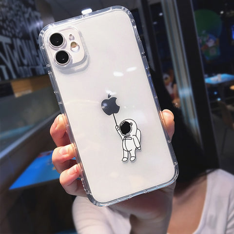 iPhone Case Cartoon Astronaut Star Space - Casefy