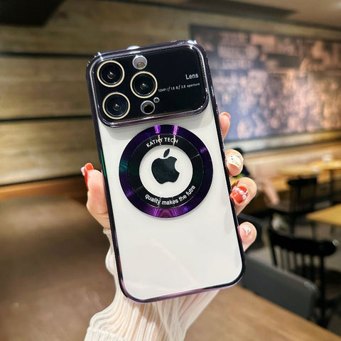 MagSafe Case Transparent  for iPhone Full Camera Protection