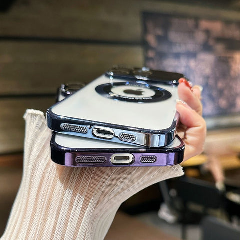 MagSafe Case Transparent  for iPhone Full Camera Protection