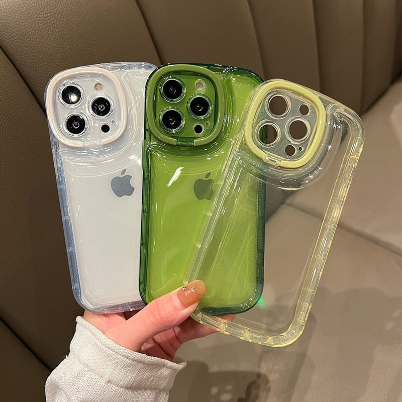 iPhone Case Invisible Folding Holder Camera Lens Ring Stand - Casefy
