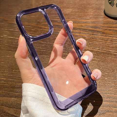 iPhone Case Shockproof Clear Hard Camera Lens Protective Transparent Soft Cover - Casefy