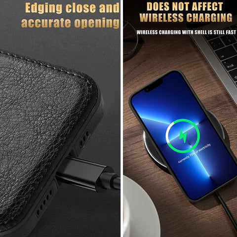 iPhone Case Leather Logo Hole - Casefy