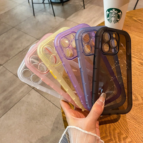iPhone Case Silicone Bumper Transparent - Casefy