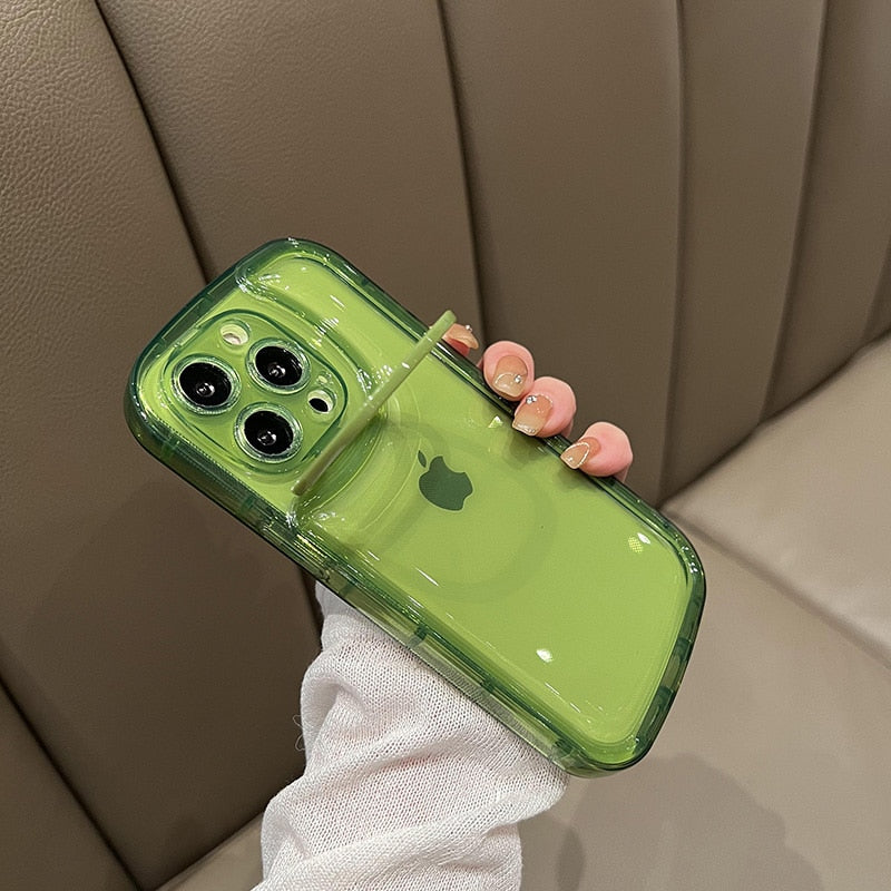 iPhone Case Invisible Folding Holder Camera Lens Ring Stand - Casefy